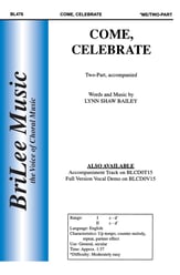 Come Celebrate Two-Part choral sheet music cover